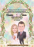 Love Capers Caricature Wedding Invitations-King of Cards