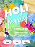 Lovely Holi Party Invitation-AAHPI010