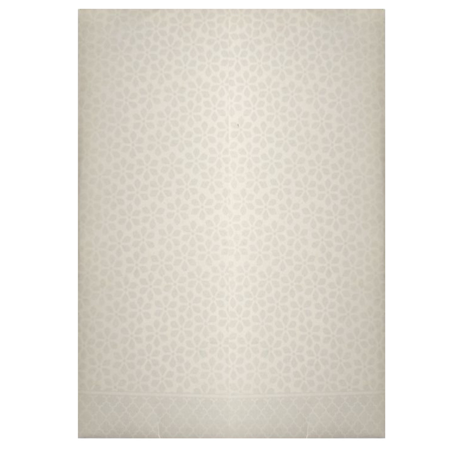 White Embossed Design Nameplate Invitation Card - KNCG1560