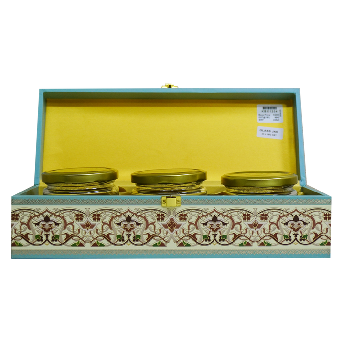 Brown Traditional Pattern Box Invitation-King of Cards