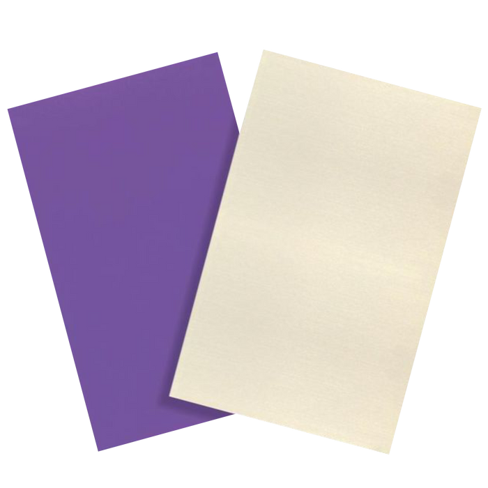 Lovely Violet Shading With Ganesha Theme Padded Wedding Card - KNK3661-King of Cards