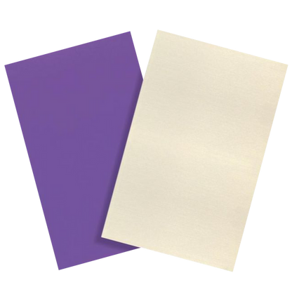 Lovely Violet Shading With Ganesha Theme Padded Wedding Card - KNK3661-King of Cards