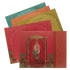 Red Padded Wedding Card-King of Cards