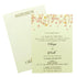 White Floral Single Invitation Card-King of Cards