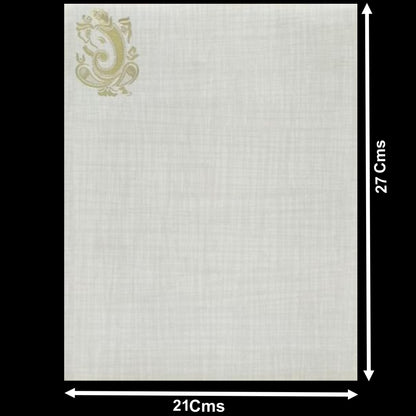 Grey Jumbo Metallic Balaji And Padmavathi Wedding Card-KNK50200