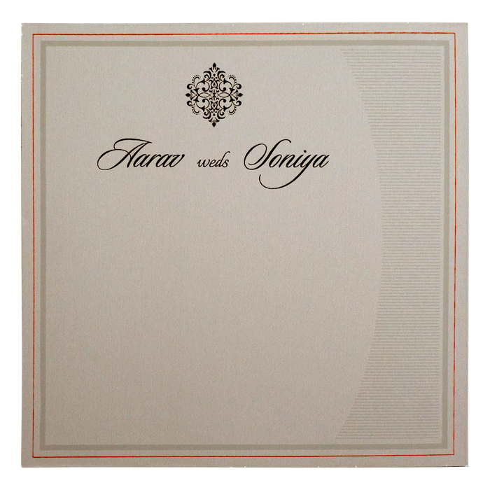 Cuban Sand Ganesha Wedding Invitation-King of Cards