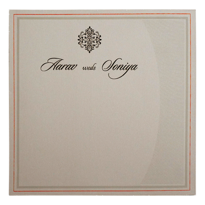 Cuban Sand Ganesha Wedding Invitation-King of Cards