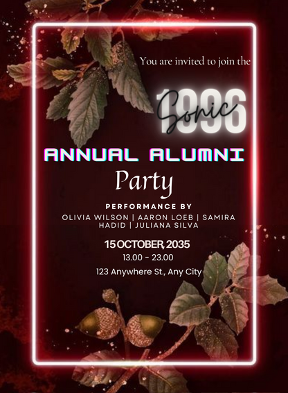 Maroon leaf Alumni-AAALM007
