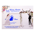 White Floral Slide Wedding Card-King of Cards