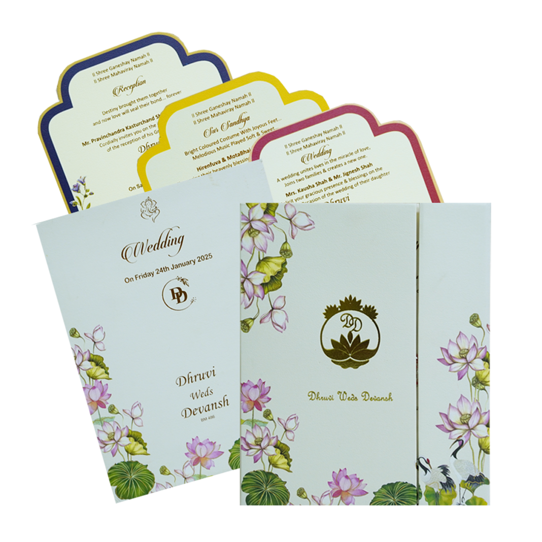 White Lotus Designs Marriage Card-KBM04860