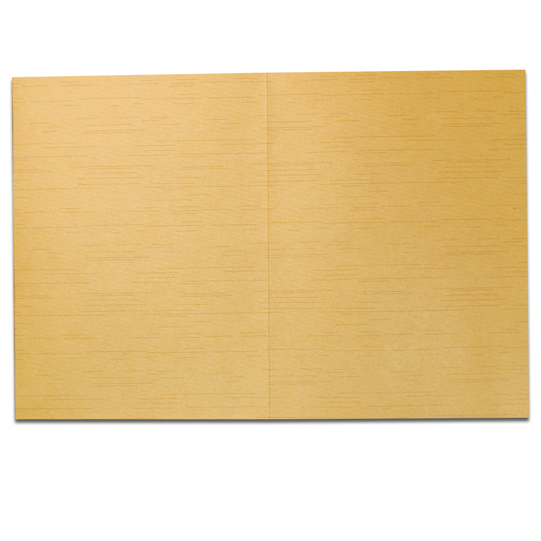 Yellow Gold Floral Ganesha Wedding Card-KNRM7082G