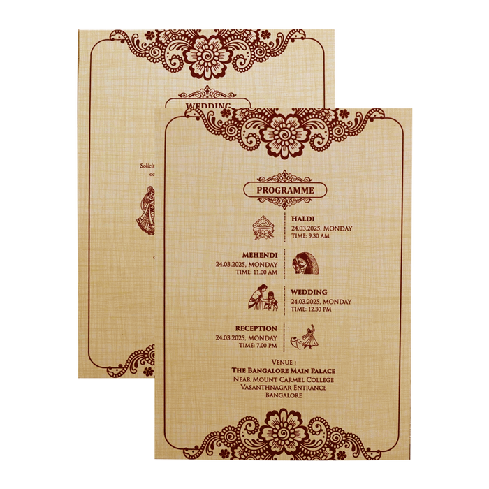 Invitation Card - KNPM9532S-King of Cards