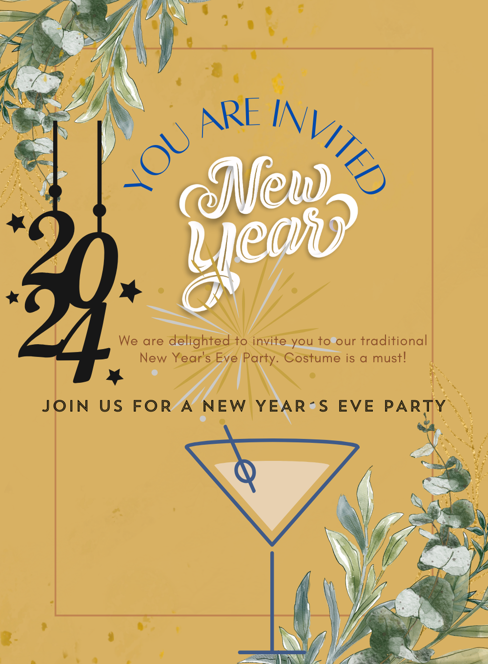 Mustard Glass New year&