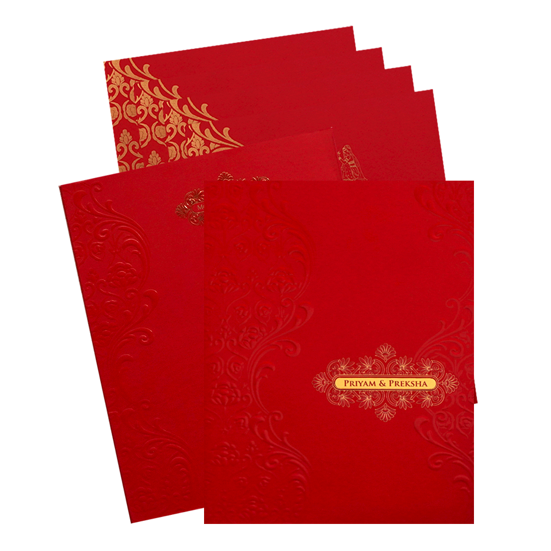 Red Floral Invitation-KPR09370