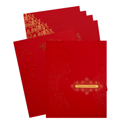 Red Floral Invitation-KPR09370