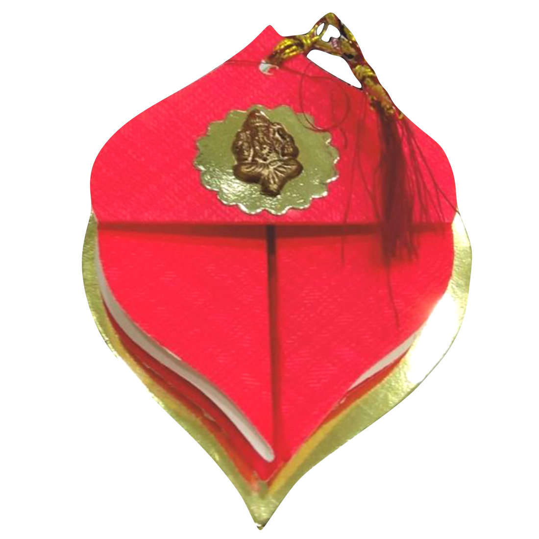 Red personal coconut design invitation card-KNKSP717