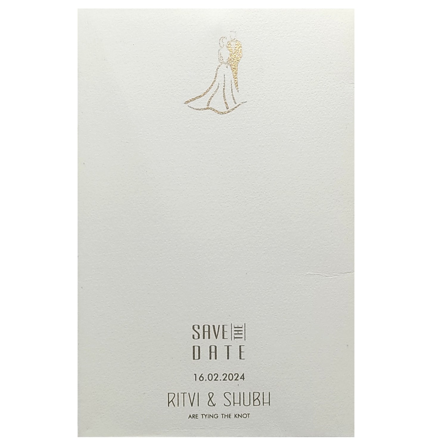Grey Floral Design Invitation Card-KRC29370