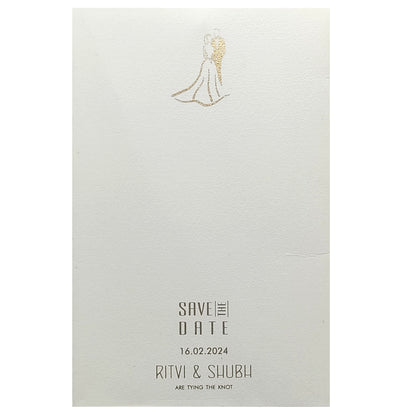 Grey Floral Design Invitation Card-KRC29370