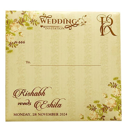 Almond White Tracing Sheet Card-King of Cards