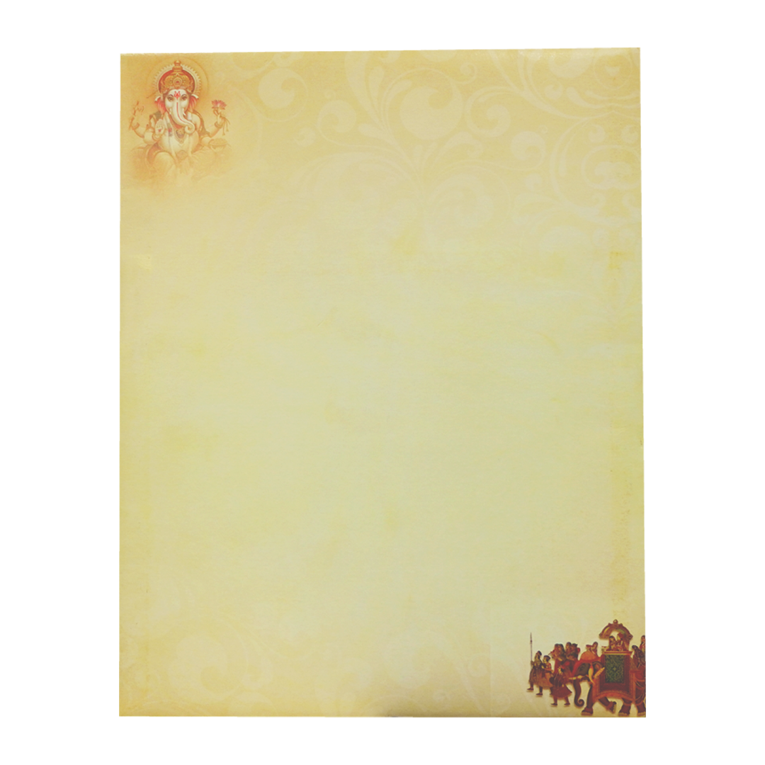 Sandal Jumbo Offset Ganesha With Baraat Print-KNKJ1083