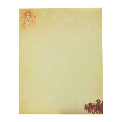 Sandal Jumbo Offset Ganesha With Baraat Print-KNKJ1083