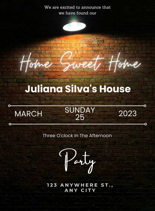 Neon Lights Housewarming Invitation-AAHMI0015