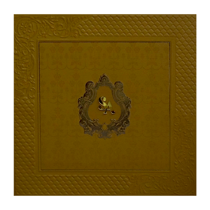 Golden Pattern Marriage Card-King of Cards