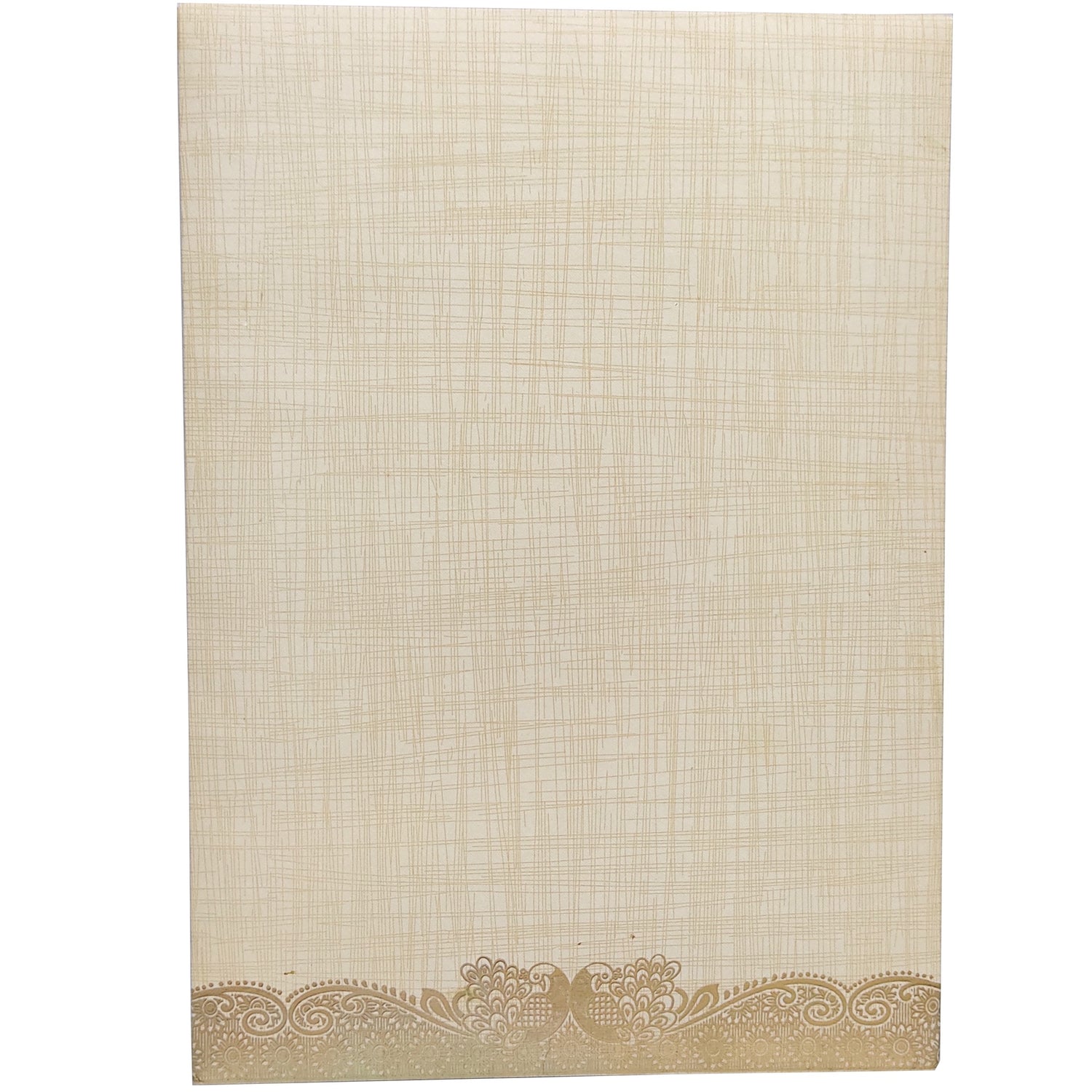 Sandal Metallic Umbrella And Ganesha In Gold Foiling-KNCP25SG