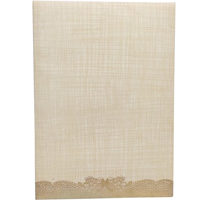 Sandal Metallic Umbrella And Ganesha In Gold Foiling-KNCP25SG-King of Cards