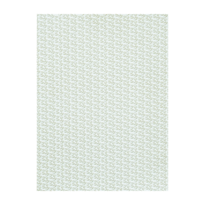 Pastel Green Floral Laser Cut 3-Fold Wedding Card-KNAV1801