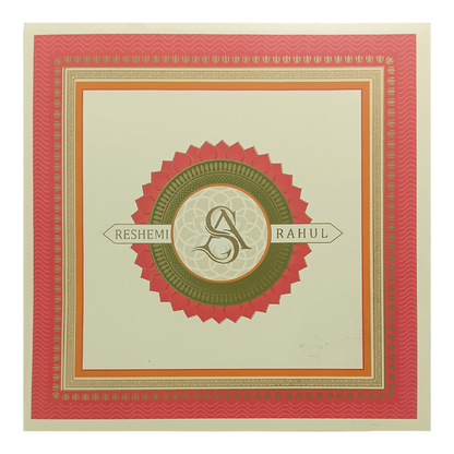 Lime Green Padded Wedding Card-King of Cards