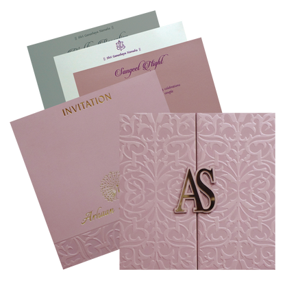 Make your event special with our exclusive Pink Floral Textured Invitation Card. Shop now! ?WhatsApp Support ?Express Delivery.
