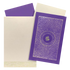 Lovely Violet Shading With Ganesha Theme Padded Wedding Card - KNK3661-King of Cards