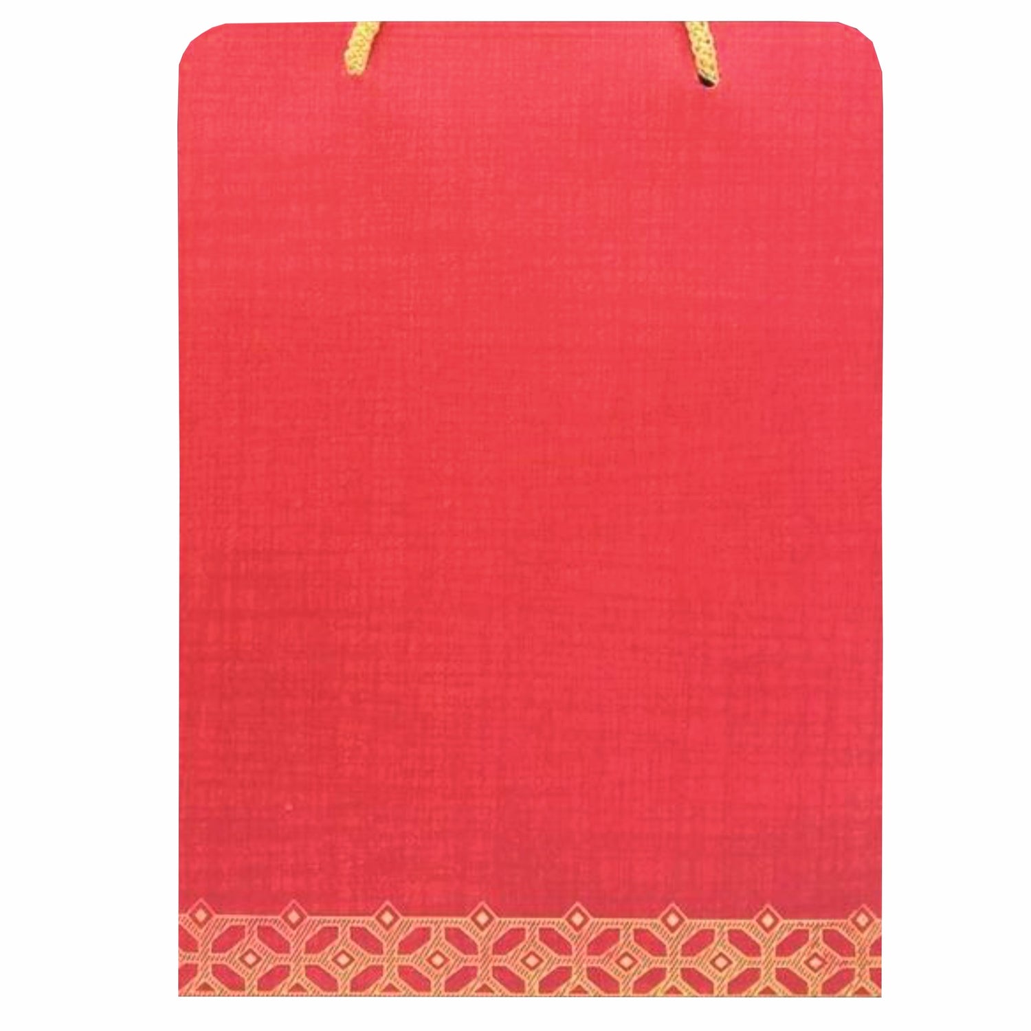 Red Die Cut Square Ganesha Card