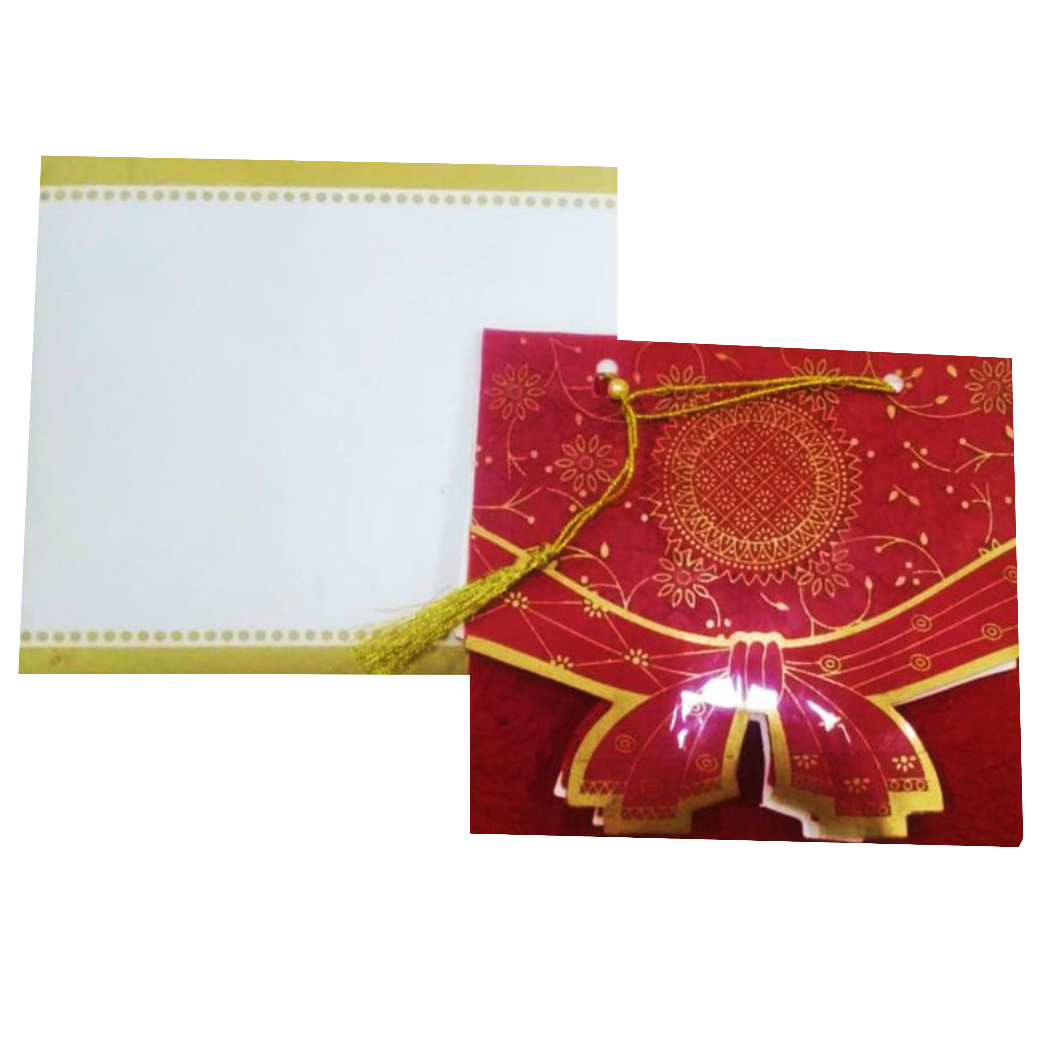 Red Peersonal Invitation Card
