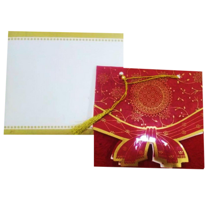 Red Peersonal Invitation Card
