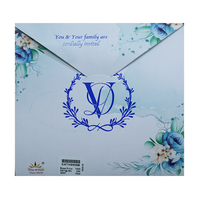 Pastel Floral Invitation Card-King of Cards