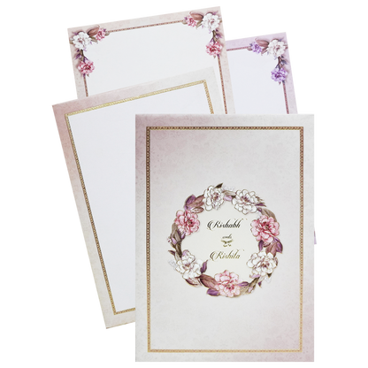 Make your event special with our exclusive Chic Pink Padded Wedding Card. Shop now! ?WhatsApp Support ?Express Delivery.