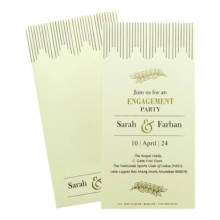 Invitation Card - KRCS6512-King of Cards