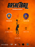 Orange Dribble basketball Invitation-AABET006