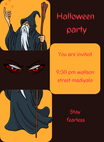 Orange Grid Holloween-AAHOO006
