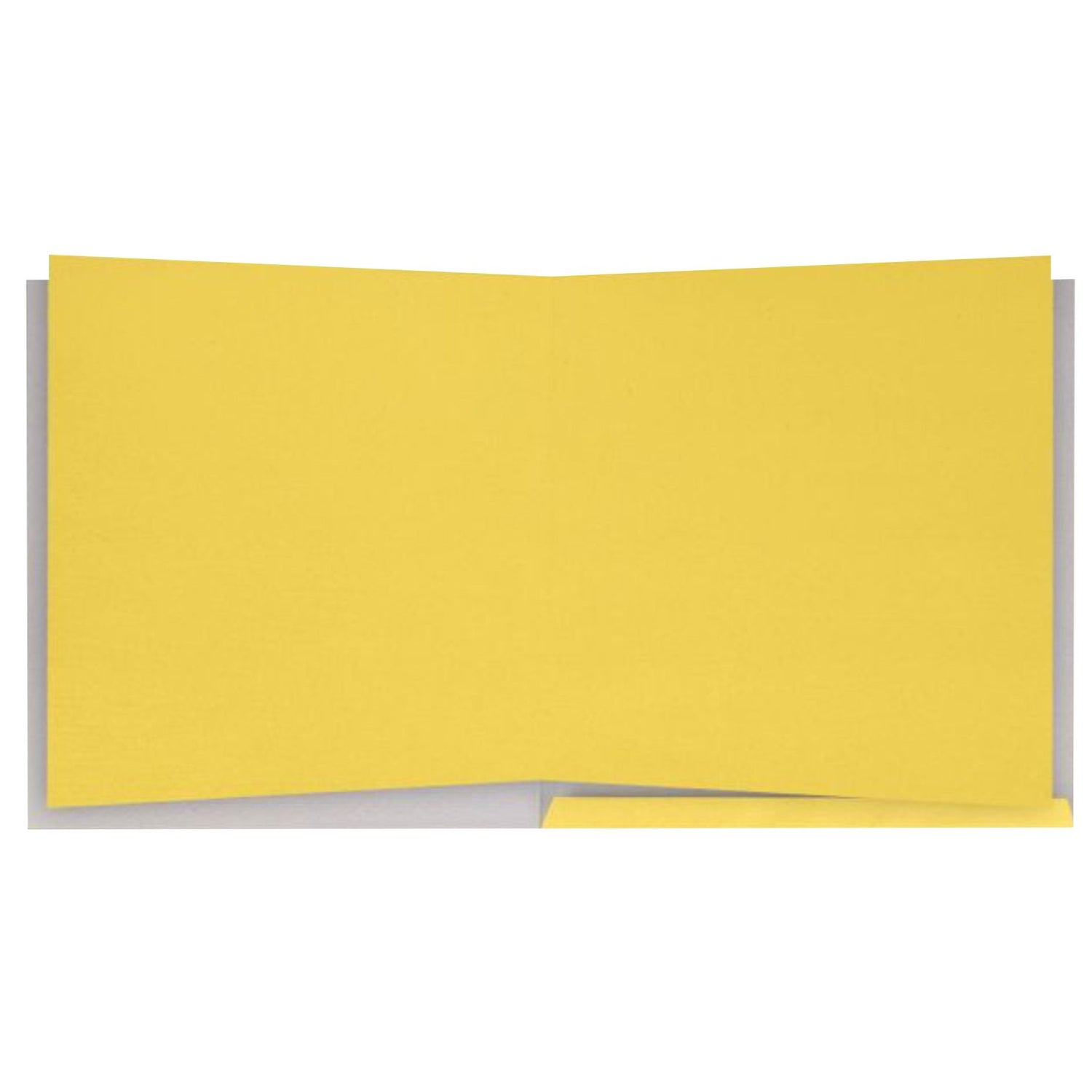 Yellow Metallic Wedding Invitation