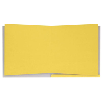 Yellow Metallic Wedding Invitation