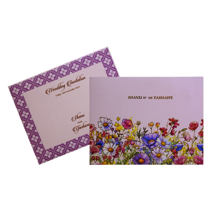 Pastel Pink Wedding Invitation-King of Cards