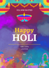 Green Pichkari Design Holi Party Invitation-AAHPI004