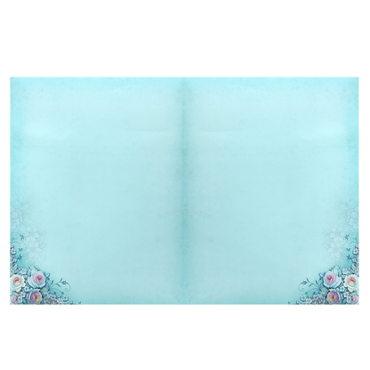 Pista Green Floral Door Type Invitation Card-King of Cards