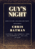 Golden Glitter Guys Night Invitation-AAGYI002