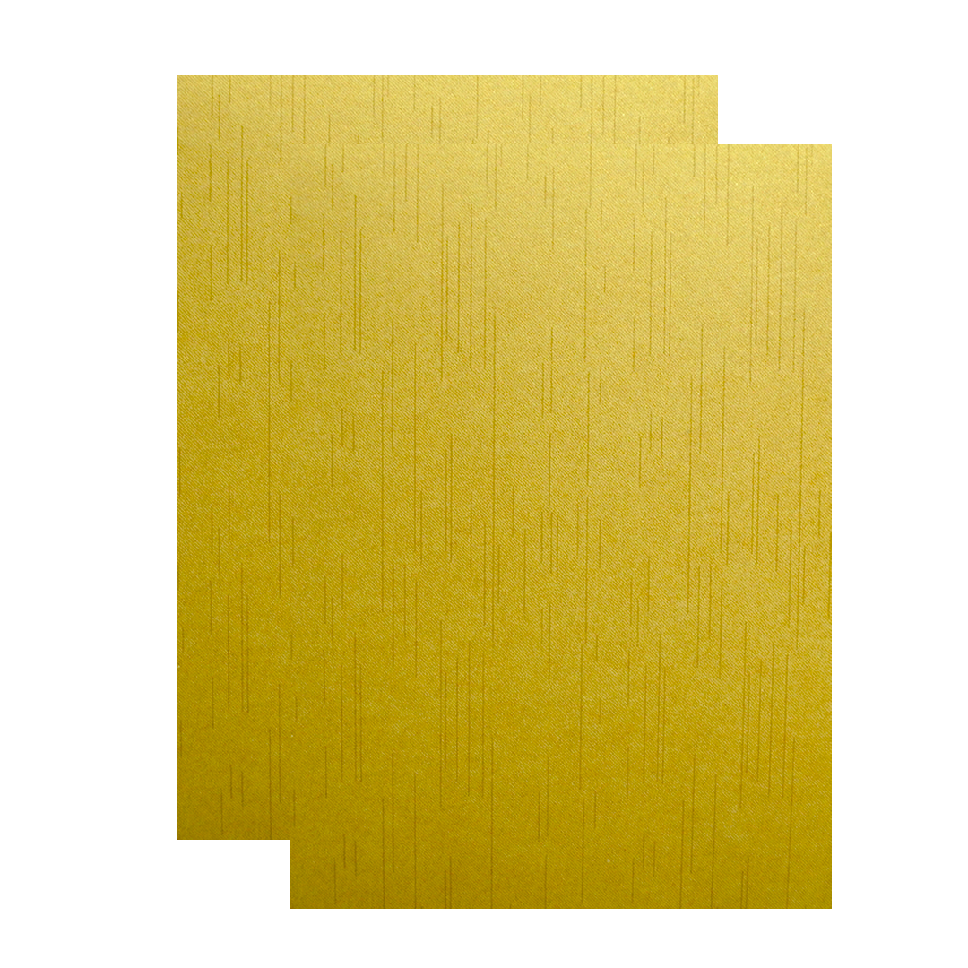 Gold Shiny Door Style Wedding Card-KNKR040G