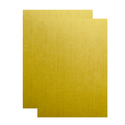 Gold Shiny Door Style Wedding Card-KNKR040G