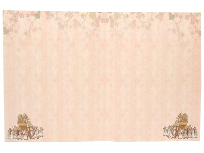 Pink Classic Floral Design With Elephant and Bride Groom Card-KNKC4054-King of Cards